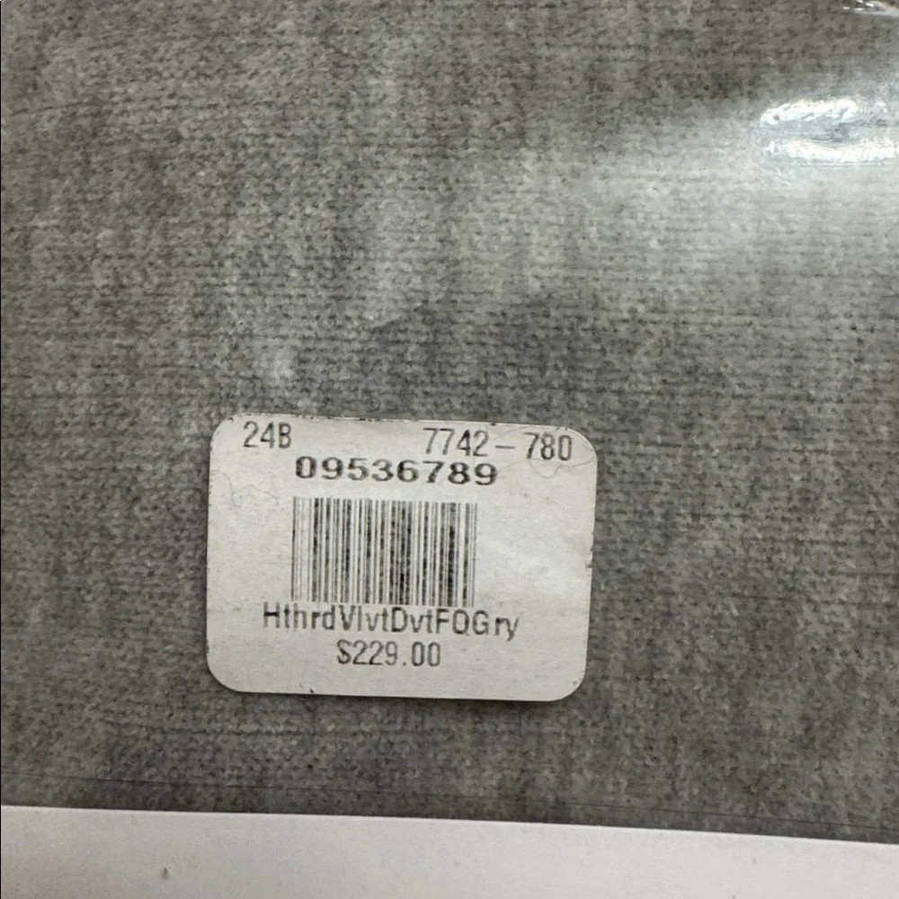 Pottery Barn Hutson Heather Velvet Duvet Cover
